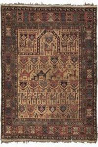 طرحی سجاده فرش و فرش نماز دستباف قدیمی - تاریخچه سجاده فرش در ایران و جهان